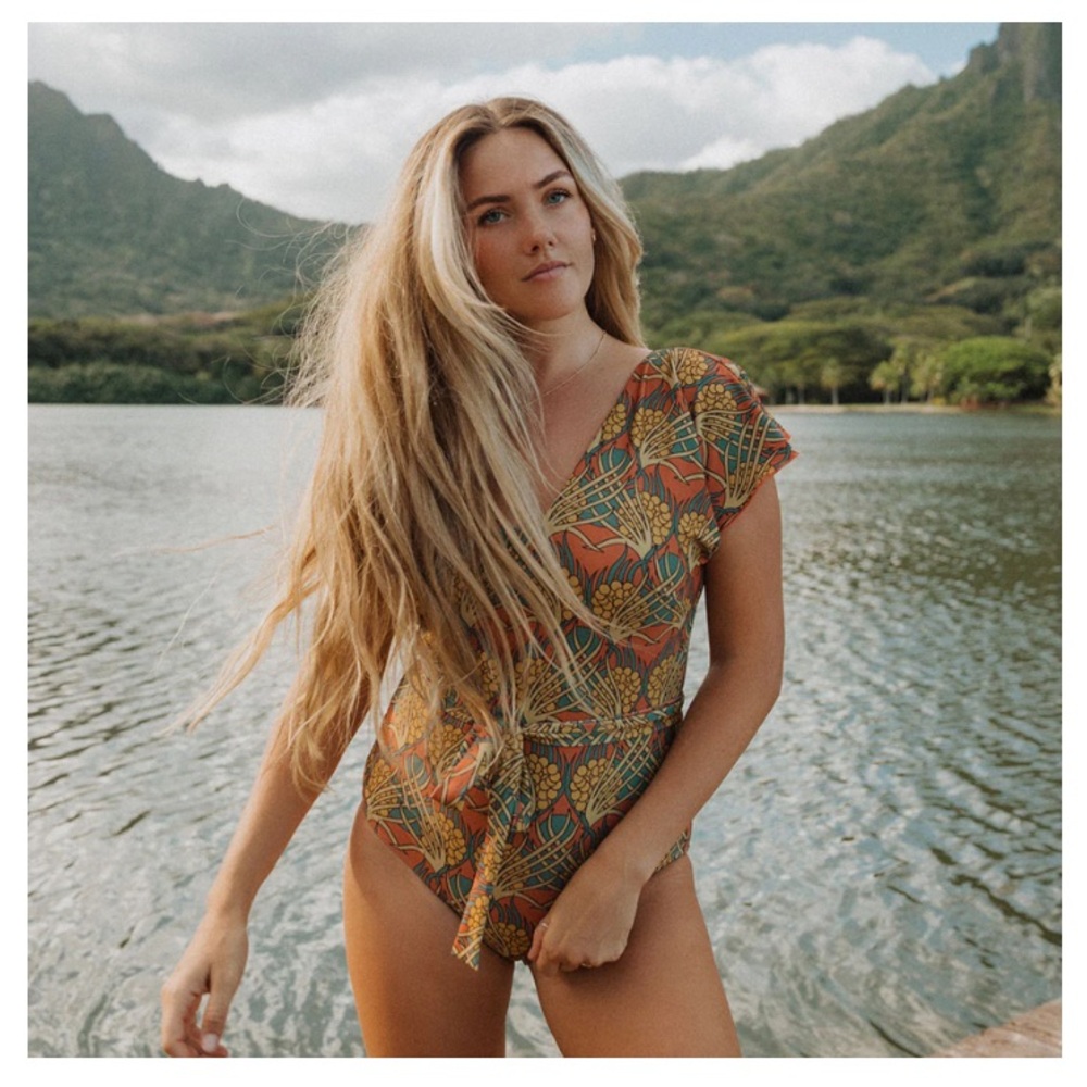 Albion Women's Tropical One Piece Swimsuit